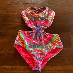 Mara Hoffman | reversible psychedelic swim suit